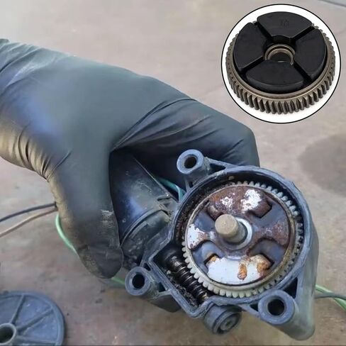 طقم إصلاح محرك المصابيح الأمامية من FOMIUZY مع ترس نحاسي مناسب لشيفي كورفيت C5 00-04 بونتياك فايربيرد ترانس آم 93-02 سنبيرد 92-94 ساتورن SC SL 91-96 استبدال جانب السائق والراكب 51072-54 in Kuwait