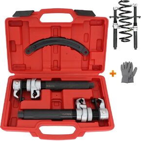 أداة ضاغط زنبركي لفائف من ReluxGo قطعتان من ضاغط زنبركي شديد التحمل من Macpherson Strut مع دعامة أمان لشاحنة السيارة ATV UTV، سعة 2200 رطل، أداة ضغط زنبركية ملفوفة in Kuwait