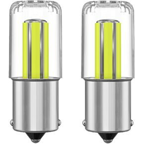 BA15S LED Bulbs 12V RV LED Lights 1156 1141 1003 Super Bright Low Power replacement for Back Up Reverse Lights, Brake Lights,Tail Lights, Rv lights, Warm White (2-Packs)