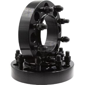 Wheel Accessories Parts 2 Pcs Hub Centric Wheel Spacers 8 on 6.50 1.50" Thick 14mm 1.50 14x1.50 Thread Stud 121.3mm Hub Fits 2011+ Ram 2500 3500 Single Rear Wheel | 2012-19 Dually Rear Wheel Front