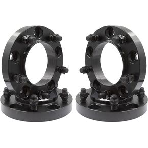 Wheel Accessories Parts 4 Pcs Hub Centric Wheel Spacers 5 on 150mm 5x150mm 1.00" Thick 14mm 1.50 14x1.50mm Thread Stud 110mm Hub Fits 2000+ Toyota Land Cruiser | 2008+ Sequoia | 2007-21 Tundra