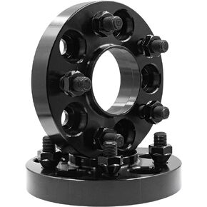 Wheel Accessories Parts 2 Pc Hub Centric Wheel Spacers 5 on 120mm 5x120mm 1.00" Thick 14mm 1.50 14x1.50mm Thread Stud 72.56mm Hub Fits Land Rover Discovery LR3 LR4 2005 + Range Rover