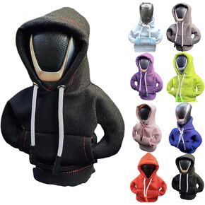 Car Shift Knob Hoodie, Funny Gear Shift Knob Shirt Sweater, Winter Warm Shift Knob Cover Sweater Shirt, Automotive Interior Novelty Accessories Decorations, Universal Fit Knob Cover Gift (Purple) in Saudi Arabia