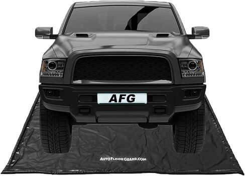 8.5 by 22 inches Extra Large Heavy Duty Garage Floor Mat for Under Truck for Rain, Ice, and Mud, Stay Put Corner, Black in Kuwait