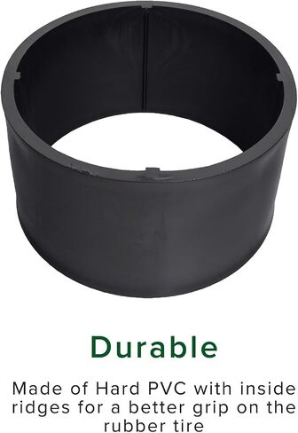 AlveyTech 11" x 7.10-5 PVC Plastic Tire Sleeve - Replacement for Drift Trikes, Go-Karts, Drifting Scooter, Drifter Wheel Hub Accessories, Smooth Tires Shroud for Adult/Kids Trikes, DIY Install, 1-Pack in Saudi Arabia