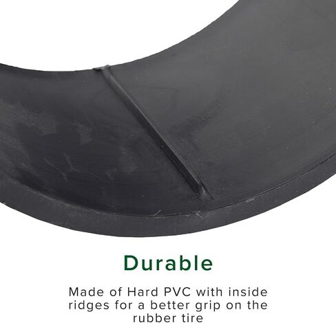 AlveyTech 11" x 7.10-5 PVC Plastic Tire Sleeve - Replacement for Drift Trikes, Go-Karts, Drifting Scooter, Drifter Wheel Hub Accessories, Smooth Tires Shroud for Adult/Kids Trikes, DIY Install, 1-Pack in Saudi Arabia