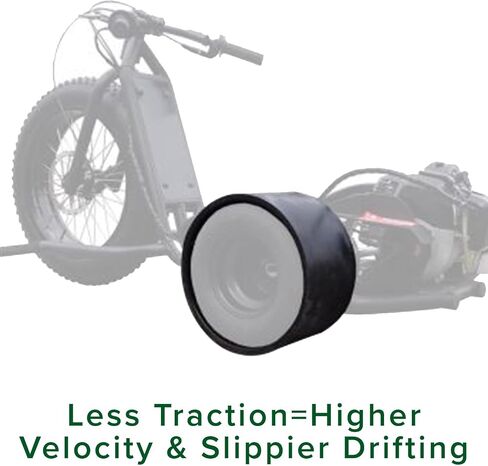 AlveyTech 11" x 7.10-5 PVC Plastic Tire Sleeve - Replacement for Drift Trikes, Go-Karts, Drifting Scooter, Drifter Wheel Hub Accessories, Smooth Tires Shroud for Adult/Kids Trikes, DIY Install, 1-Pack in Saudi Arabia