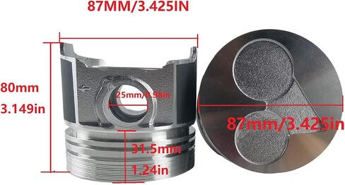 مجموعة إعادة بناء المحرك SAMEATU D1703 المتوافقة مع جرار المحرك Kubota D1703 D1703E L3300DT L3410DT L3300F KL265 KL280 KL285 KL310 KL2750 Bobcat 325C 328 329 Tier 4i Excavator in Saudi Arabia