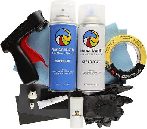American Touch Up Paint Compatible with Honda | B502P Indigo Blue Pearl | Spray Paint - Basecoat in Kuwait