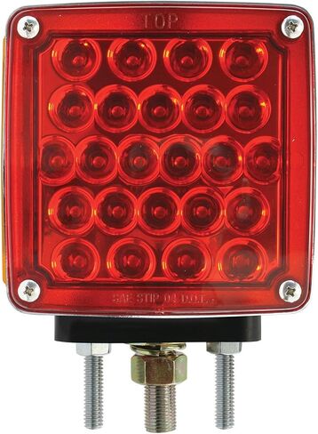 مصباح رأسي LED مزدوج الوجه من Grand General 77620 Amber / Amber 4.5 بوصة مربع لؤلؤي (للشاحنة/SUV/RV/مركبة) in Saudi Arabia