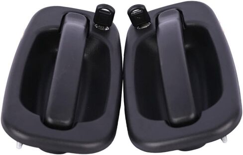 Getfarway Ignition& Lock Cylinder with Door Handle Compatible with 1999-2006 Chevrolet Silverado 1500 2500 3500, 2002-2006 Avalanche 1500 2500 and More, Replace 15034985, 15034986, 15298924 in Saudi Arabia