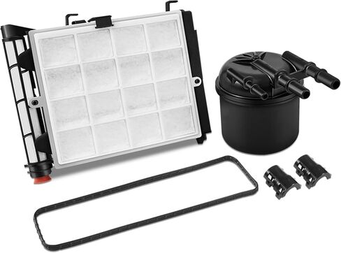 عنصر فلتر وقود الديزل TEMSONE 6.7L Powerstroke متوافق مع 2017 2018 2019 2020 2021 Ford F-250 F-350 F-450 F-550 Super Duty V8 استبدال # FD4624 FD4625 FD-4624 FD-4625 HC3Z-9N184-B HC3Z-9N184- ج in Saudi Arabia