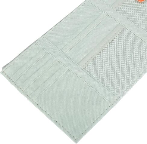 X AUTOHAUX Universal Car Truck Sun Visor Organizer Storage Pocket Pouch Case Bag for Pen CD Card Gray Orange in Saudi Arabia