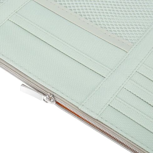 X AUTOHAUX Universal Car Truck Sun Visor Organizer Storage Pocket Pouch Case Bag for Pen CD Card Gray Orange in Saudi Arabia