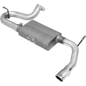 aFe (49-08046) Scorpion 2-1/2" Aluminized Hi-Tuck Axle-Back Exhaust System for Jeep Wrangler JK V6-3.8/3.6L Engine