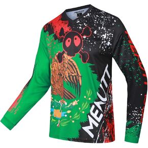 Racing Men's Long Sleeve Off-Road Mexico Jersey Mountain Bike MTB Jersey Downhill&Motocross Shirts