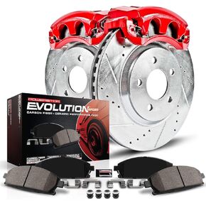 Power Stop (KC1943A) 1-Click Performance Brake Kit with Calipers in Saudi Arabia