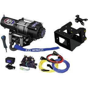 KFI A3000 3000lb Winch & 101840 Winch Mount Kit متوافق/بديل لـ 2016-2021 Polaris Sportsman 450 in Kuwait