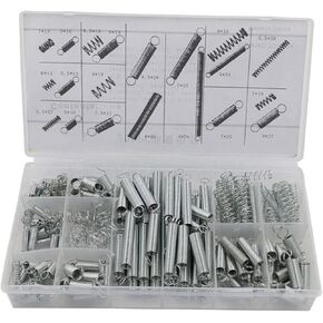 مجموعة تشكيلة زنبركية مكونة من 200 قطعة نوابض مقاومة للأكسدة القوية لإصلاحات الصيانة وصياغة ملحقات صندوق بلاستيكي للتغليف in Kuwait