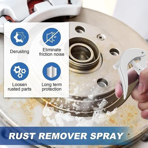 HitHopGer Car Rust Remover for Metal,Iron Powder Remover,Car Rust Removal Spray 100ml,Car Rust Remover Spray Metal Surface Paint Cleaning, Iron Powder Remover for Car (2PCS in Saudi Arabia