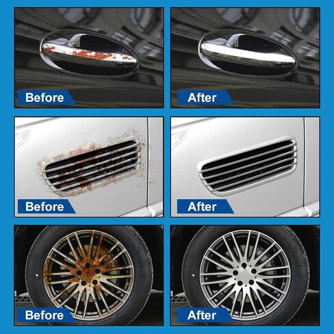 HitHopGer Car Rust Remover for Metal,Iron Powder Remover,Car Rust Removal Spray 100ml,Car Rust Remover Spray Metal Surface Paint Cleaning, Iron Powder Remover for Car (2PCS in Saudi Arabia