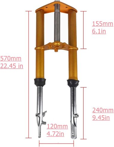 Front Fork Set Suspension Shocks Assembly Replacement for Honda CRF50 XR50 CRF XR 50 2000-2014 Black in Saudi Arabia