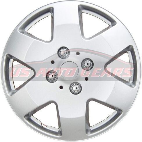 BDK KT-978-15 Silver 15 Inch Hubcaps Wheel Protection-4 Lug Nuts, OEM Replica Replacement Hub Cap Covers, Easy Installation, Total 4 Pieces (2 Front 2 Rear) in Saudi Arabia
