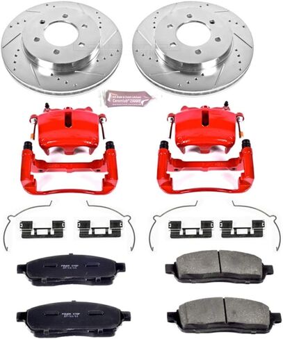 Power Stop (KC1943A) 1-Click Performance Brake Kit with Calipers in Saudi Arabia