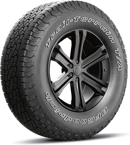 إطار BFGoodrich Trail-Terrain T/A للطرق الوعرة والطرق الوعرة للشاحنات الخفيفة وسيارات الدفع الرباعي والكروس أوفر، 245/60R20 107H in Kuwait