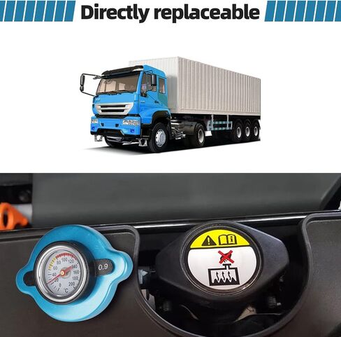 SEADEAR High Pressure Radiator Cap Thermostatic Radiator Cap Radiator Cap Temp Gauge Universal Tank Cover with Temperature for Dirt Bike Motorcycle ATVs,Auto Parts in Saudi Arabia
