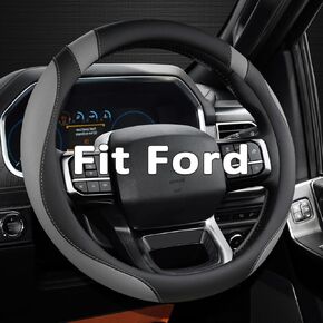 غطاء عجلة قيادة السيارة من West Llama مخصص لسيارة Ford F-150، F-250، F-350، Expedition (أسود) in Kuwait