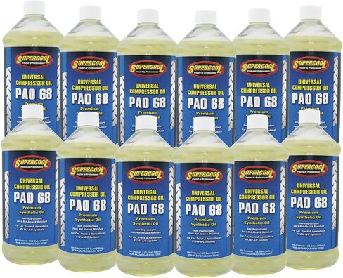 زيت التشحيم الاصطناعي TSI Supercool 25411-12CP PAO 68 - 32 أونصة، 12 عبوة in Saudi Arabia