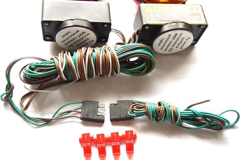 12V Magnetic Towing Trailer Light Kit Amber/Red in Saudi Arabia
