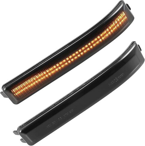 X AUTOHAUX LED Turn Signal Light Assembly for Ford F-150 2009-2014 9L3Z-17E749-AA Rear View Mirror Side Marker Lights Reflector Indicator LED Turn Signal Lamp Assembly Amber Light 2pcs in Saudi Arabia