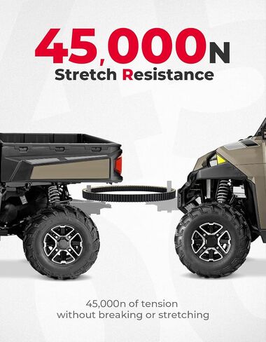 حزام محرك KEMIMOTO UTV CVT استبدال #3211149 حزام قابض عالي التحمل مكون من 5 طبقات حزام نقل مقاوم للحرارة متوافق مع Polaris Ranger 570/900 XP/Crew 900، ACE 570/900/325 جزء الملحقات in Saudi Arabia