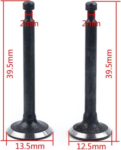 Mtanlo for Honda GX25 HHT25S Engine Part, Intake Valve Kit, 14711-Z0H-000 in, 14721-Z3E-000 Ex, 14751-Z0Z-000, 14771-Z0H-000, 12209-Z0H-003 in Saudi Arabia