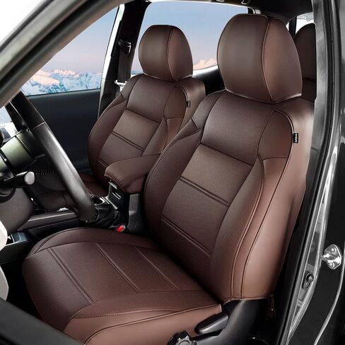 DrCarNow لأغطية مقاعد Toyota Tacoma، مناسب لعام 2016 2017 2018 2019 2020 2021 2022 2023 أغطية مقاعد Toyota Tacoma الجلدية لطاقم الكابينة/كابينة مزدوجة مقاومة للماء لأغطية مقاعد Toyota Tacoma in Kuwait