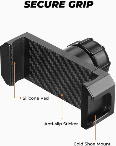 حامل هاتف عالي التحمل من QMPARTS متوافق مع 2018-2023 Wrangler JL (NOT 4xe) وGladiator JT، حامل هاتف خلوي مثبت على لوحة القيادة متوافق مع هاتف iPhone Android الذكي، جانب السائق in Kuwait