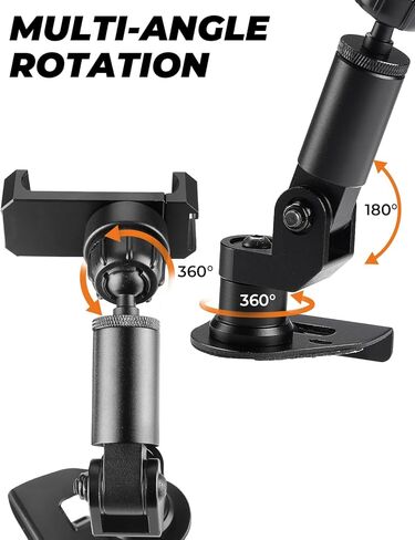 حامل هاتف عالي التحمل من QMPARTS متوافق مع 2018-2023 Wrangler JL (NOT 4xe) وGladiator JT، حامل هاتف خلوي مثبت على لوحة القيادة متوافق مع هاتف iPhone Android الذكي، جانب السائق in Kuwait