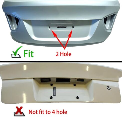AUCELI Car License Plate Frame, Universal US License Plate Bracket Holder with Screws Nuts and Wrench, Rust-Proof, Rattle-Proof and Weather-Proof, Car Tag Cover Protector Car Exterior Accessories in Saudi Arabia