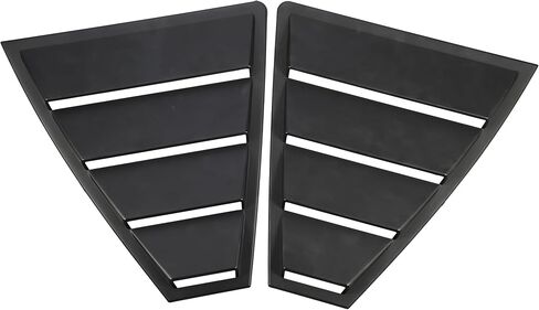 Motoforti Rear Side Window Louvers Vent Cover, Window Louvers Windshield Sun Shade Cover Exterior Trim Accessories, for Hyundai Elantra 2017-2019, ABS, Black, 1 Set in Saudi Arabia