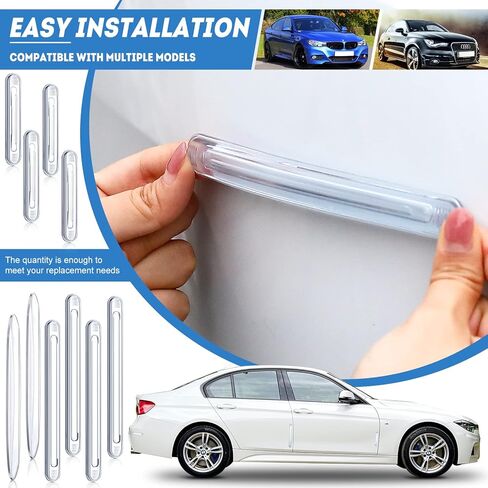 Cabinet Door Bumper Clear Silicone Door Stopper Wall Protector Car Anti Collision Bumper Adhesive Automotive Bumper Guards for Car Doors, Drawers(6 Pieces) in Kuwait