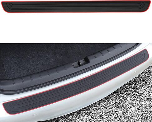Car Rear Bumper Protector Guard, Auto Anti-Scratch Collosion Rubber Trunk Door Entry Guards, Universal Car Accessories Non-Slip Vehicle Bumper Protection Strip Fits for Cars, SUVs, Vans in Kuwait