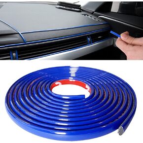 16Ft(5M) Car Trim Strip Self-Adhesive, Automotive Side Body Chrome Moulding Car Exterior Accessories for Men, DIY Car Trim Line Molding for Car Decoration Door Window
