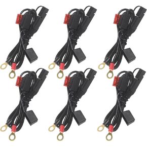 Sae إلى O Ring Terminal Harness 2FT - Sae Eyelet Ring Terminal Cable 16awg دراجة نارية بطارية هزيلة سلك تمديد الشاحن مع Sae بطارية طرفية اتصال سريع قطع موصل لجرار السيارة in Kuwait
