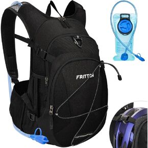 Hydration Backpack, Hydration Pack with 2L Water Bladder, Lightweight Insulated Hiking Backpack with Water Bladder, FRITTON High Flow Bite Valve Hydration Bladder for Hiking Running Cycling in Saudi Arabia