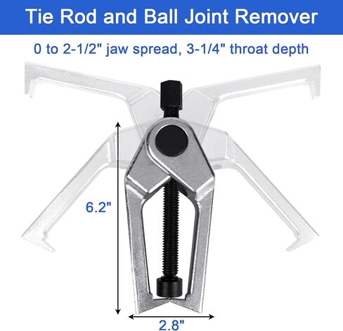 فاصل مفصل كروي 5 في 1 من جومبول، ذراع بيتمان وسحب طرف قضيب ربط، مجموعة خدمة الطرف الامامي، مجموعة ازالة الفاصل in Kuwait