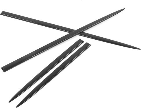 قالب جانبي للجسم من أراموكس، 4 قطع حواف جانبية للجسم مقاومة للماء باللون الأسود الساطع وواقي الباب العالمي تعديل تلقائي in Kuwait