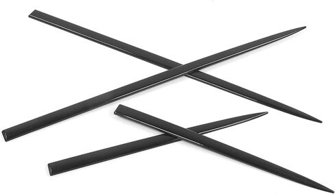 قالب جانبي للجسم من أراموكس، 4 قطع حواف جانبية للجسم مقاومة للماء باللون الأسود الساطع وواقي الباب العالمي تعديل تلقائي in Kuwait