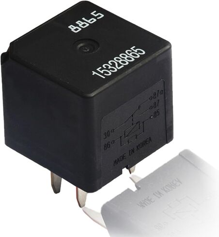 1 حزمة 15328865 مرحل تلقائي 8865 12V 40A مستشعر درجة حرارة سائل التبريد متعدد الأغراض ومرحل المروحة متوافق مع مركبات G-M-C Chevy Buick، تم استبداله 12193602، 12177234، 15-81106، 5pin in Saudi Arabia
